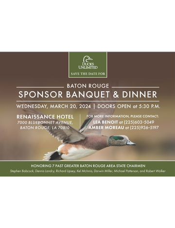 Event Baton Rouge Sponsor Banquet 