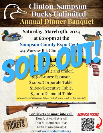 Event Clinton Sampson County Banquet - SOLD OUT!