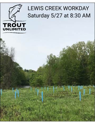 Event CVTU Lewis Creek Work Day Saturday 5/27