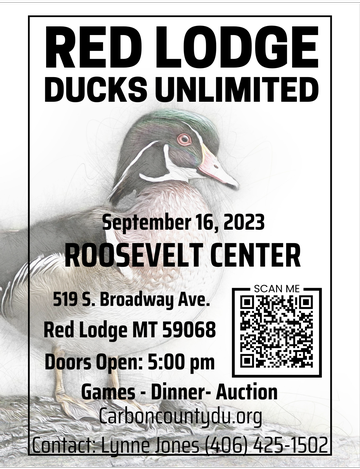 Event Carbon County (Red Lodge) Ducks Unlimited  Banquet