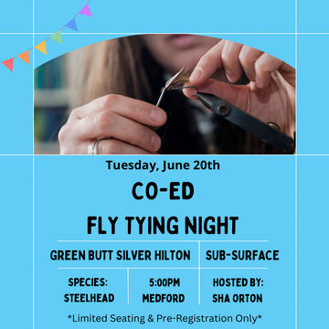 Event SOWOTF Co-Ed Fly Tying Night