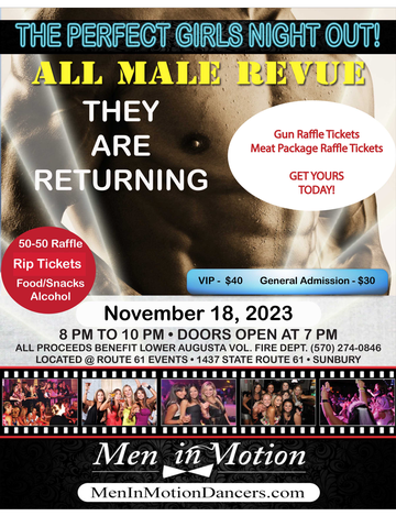 Event Men in Motion - All Male Revue