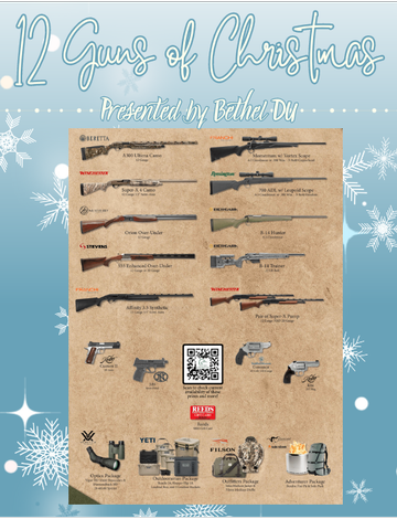 Event Bethel Ducks Unlimited, 12 Guns of Christmas Raffle