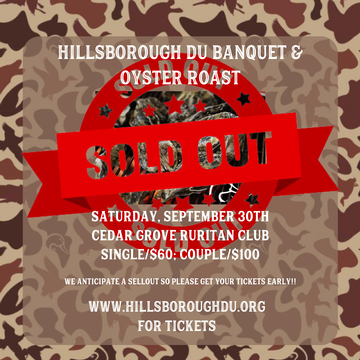 Event Hillsborough DU Banquet & Oyster Roast - SOLD OUT!!