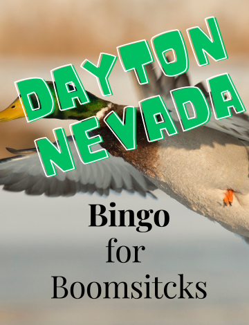 Event Dayton Valley Ducks Unlimited Bingo for Boomsticks