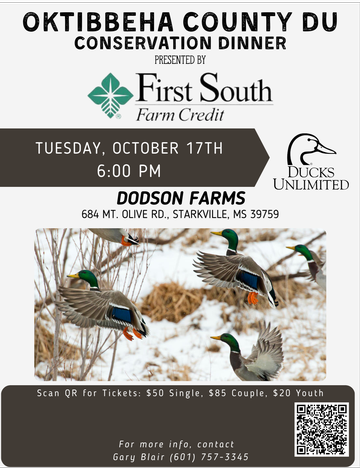 Event Oktibbeha County Fall Dinner Banquet presented by First South Farm Credit