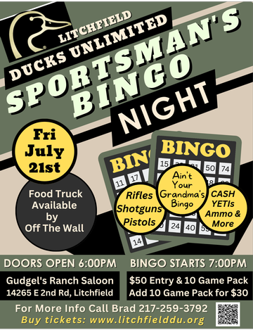 Event Litchfield Sportman's Bingo