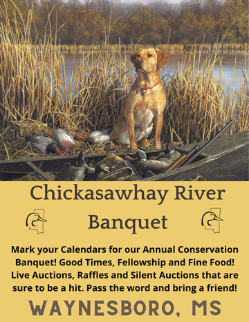 Event Chickasawhay River Sportsman's Dinner- Waynesboro
