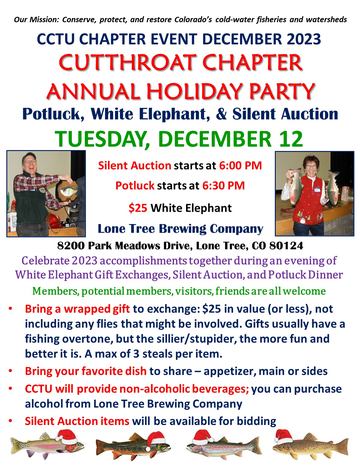 Event CCTU Holiday Party - Dec 2023 CCTU Meeting