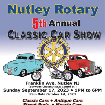 Event Nutley Rotary 5th Annual Classic Car Show