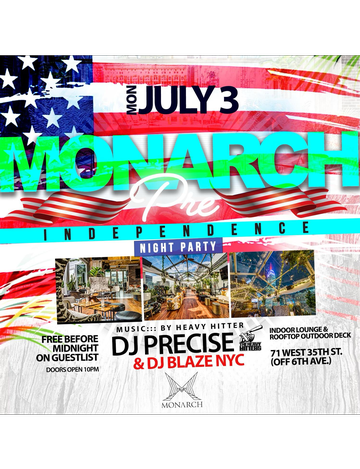 Event Pre Independence Night Party At Monarch Rooftop