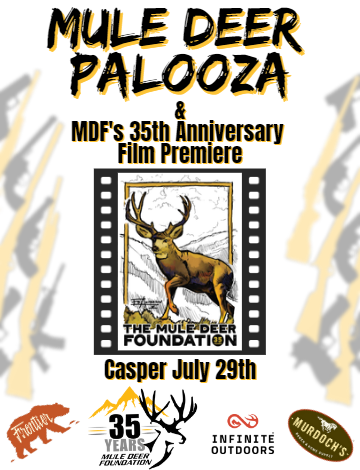 Event Casper - Mule Deer Palooza and 35th Film Premiere