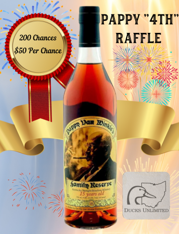 Event Ohio DU Pappy "4th" Van Winkle 15 Year Raffle!