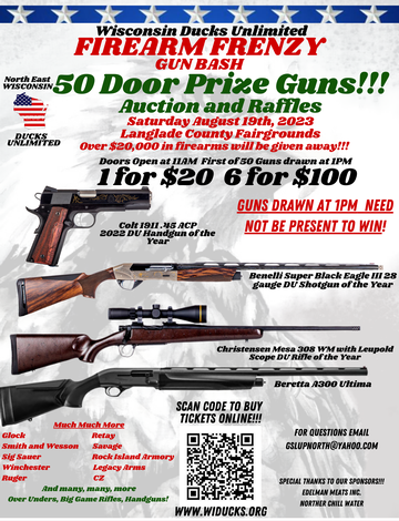 Event North East Wisconsin Firearm Frenzy 50 Gun Bash