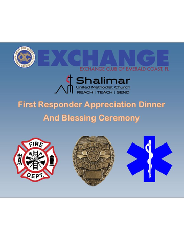 Event First Responder Appreciation Dinner And Blessing Ceremony 2023