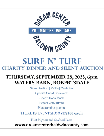 Event The Dream Center of Baldwin County 2nd Annual Dinner & Silent Auction Charity Event