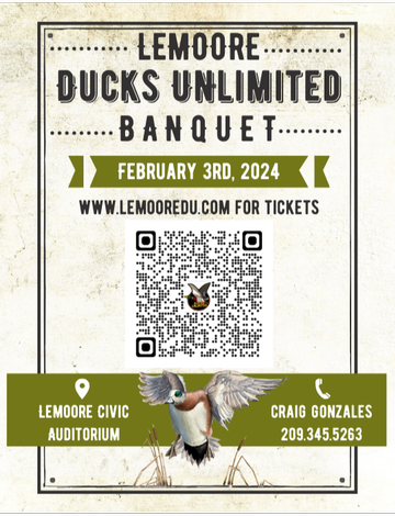 Event Lemoore Ducks Unlimited Dinner & Auction