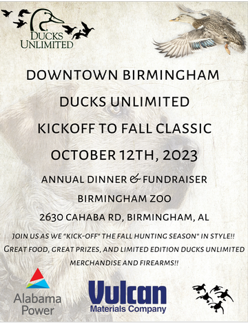 Event Birmingham Ducks Unlimited Fall Classic