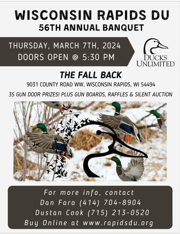 Event Wisconsin Rapids Ducks Unlimited Banquet