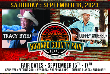 Event 2023 Howard County Fair Entertainment TRACY BYRD and COFFEY ANDERSON