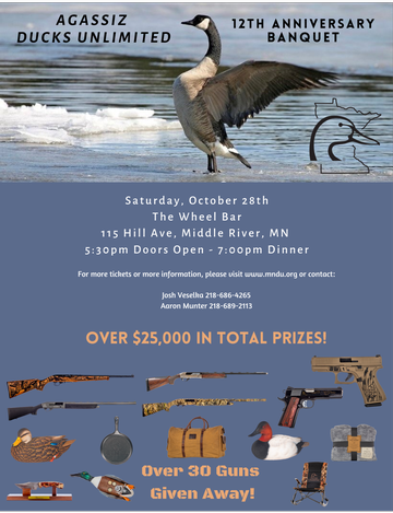 Event Agassiz Ducks Unlimited Banquet (Middle River)