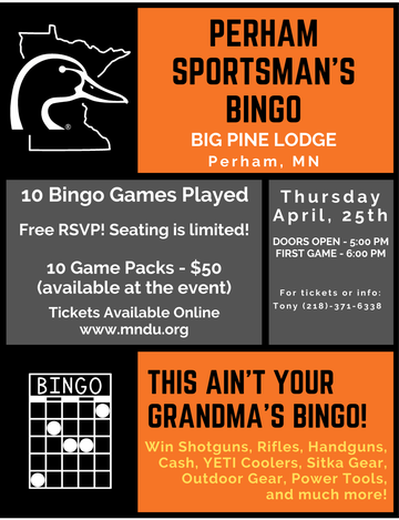 Event Perham Sportsman's Bingo