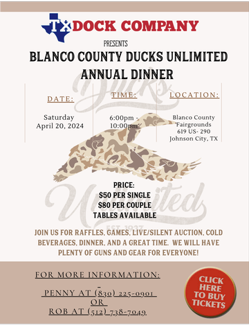 Event Blanco County Dinner Event