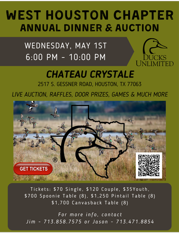 Event West Houston Ducks Unlimited Banquet