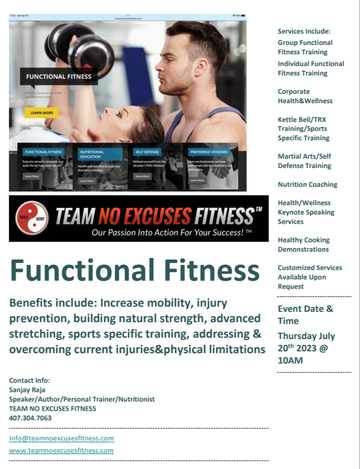 Event Functional Fitness Seminar