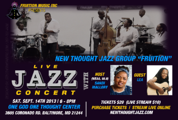 Event New Thought Jazz Group "Fruition" LIVE Feat. LEA