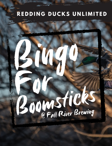 Event Bingo for Boomsticks at Fall River Brewing