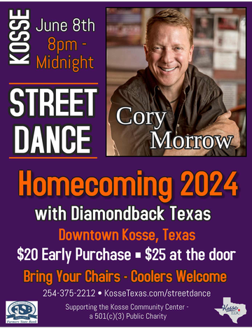 Event 2024 Kosse Homecoming Street Dance