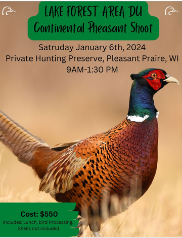Event Lake Forest Continental Pheasant Shoot