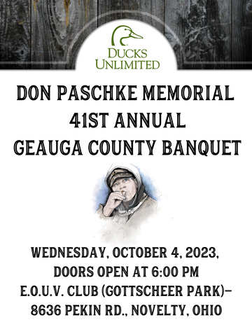 Event Don Paschke Memorial- Geauga County - Annual Banquet