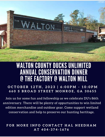 Event Walton County Annual Conservation Dinner