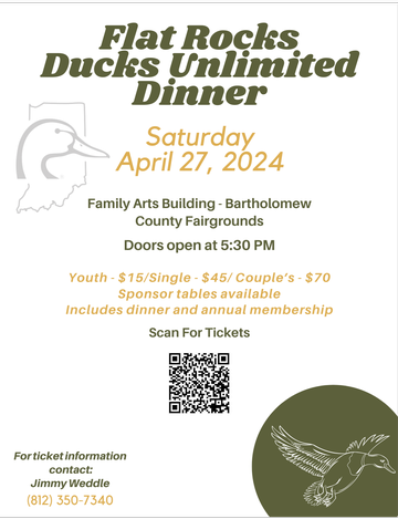 Event Flat Rock Ducks Unlimited Annual Dinner