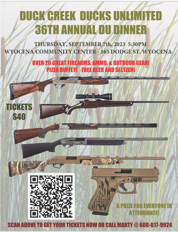 Event Duck Creek (Pardeeville Area) Dinner