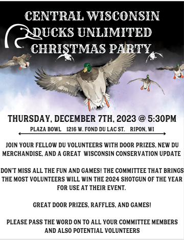 Event South Central DU Volunteer Christmas Party