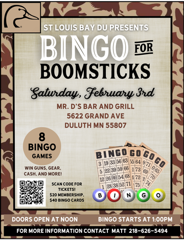 Event St Louis Bay Sportsman Bingo (Duluth)