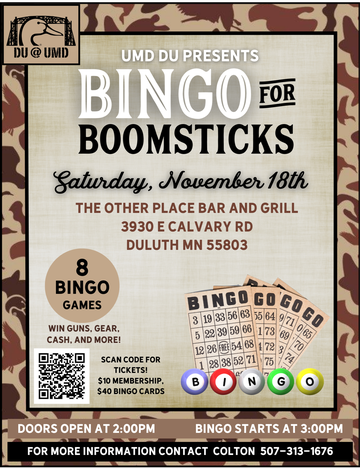 Event DU@UMD x St Louis Bay Sportsmans Bingo at the OP