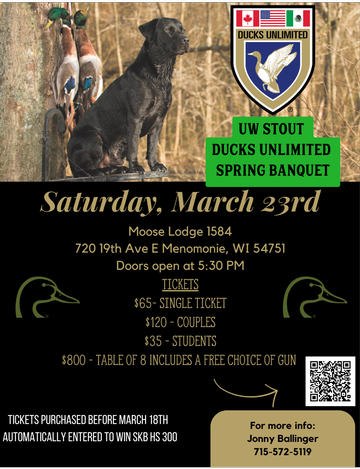 Event DU@UW-Stout Spring Fundraiser