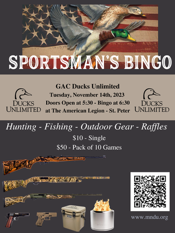 Event Gustavus Adolphus DU Sportsman's Bingo