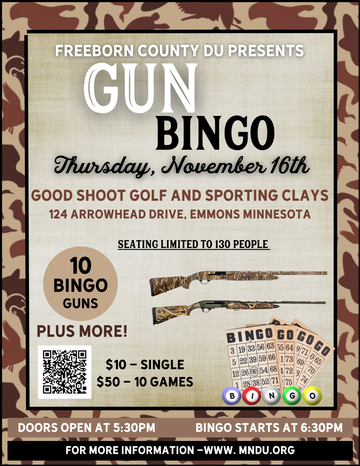 Event Freeborn County Gun Bingo (Emmons)