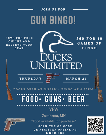 Event Zumbrota Gun Bingo