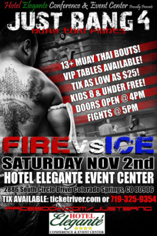 Event Just Bang 4 Muay Thai: Fire vs Ice