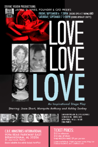 Event Love, Love, Love: An Inspirational Stage Play