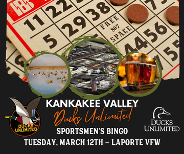 Event Kankakee Valley DU Gun Bingo (LaPorte)