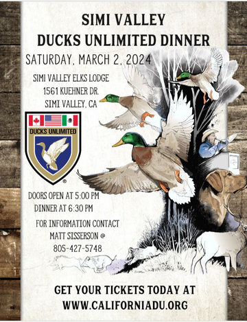 Event Simi Valley Ducks Unlimited Dinner