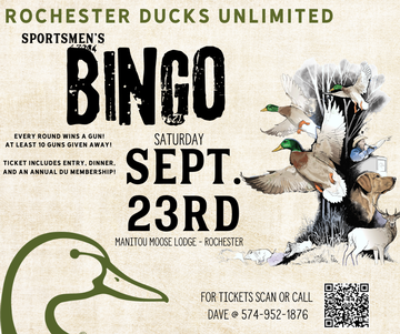 Event Rochester Ducks Unlimited Sportsmen's Bingo Night (Rochester, IN)