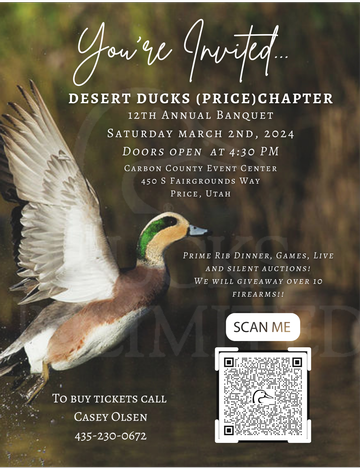 Event Desert Ducks Ducks Unlimited Banquet, Price, Utah